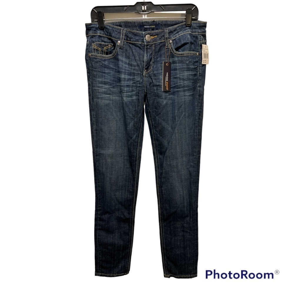 Vigoss Women's Dark Blue Skinny Jeans